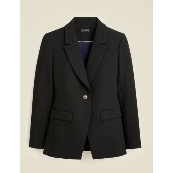 JCrew Women's Classic Madelyn Four-Season Stretch Blazer CC289 Black Size 12 NWT - Picture 7 of 8